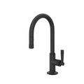 Rohl Single Hole Side Lever Pulldown Bar/Food Prep Faucet In Matte Black MB7930SLMMB-2